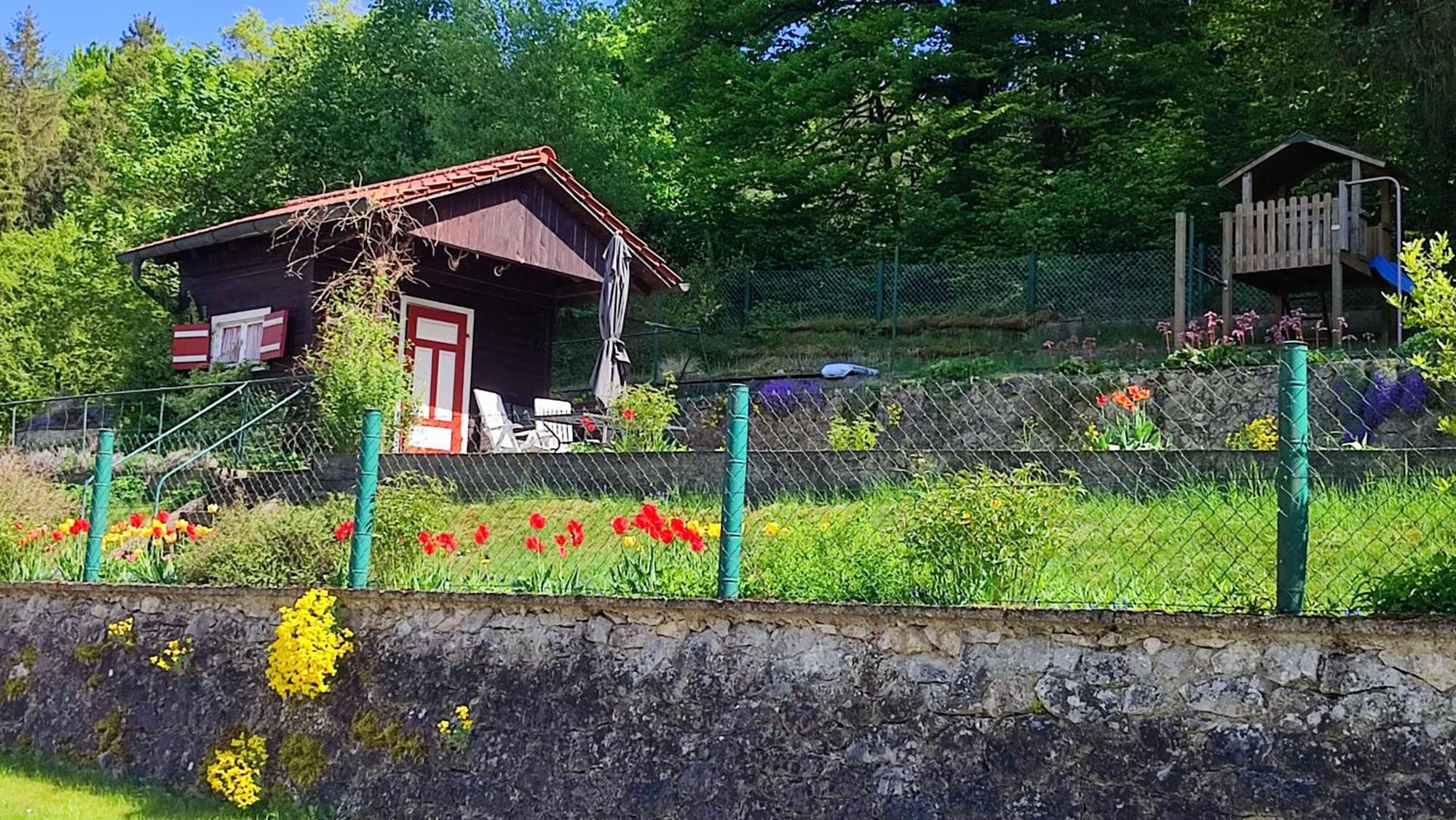 Ferienhaus Am Bach Mit Grossem Garten Deuerling Extérieur photo