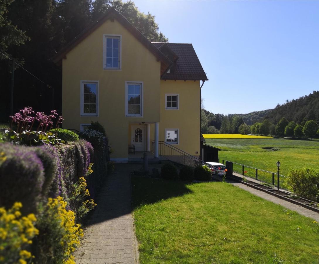 Ferienhaus Am Bach Mit Grossem Garten Deuerling Extérieur photo